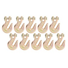 10 Pack G70 12 Clevis Grab Hooks Tow Chain Hook Flatbed Truck Trailer Tie Down