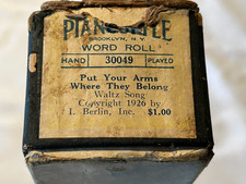 Player Piano Roll Pianostyle 30049 Put Your Arms Where They Belong