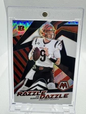 2022 Mosaic Football- Joe Burrow Razzle Dazzle CASE HIT 🔥#RD-5 (Clean Card)