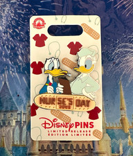 Disney Nurse's Day 2023 Donald Duck Daisy Duck Limited Release Pin