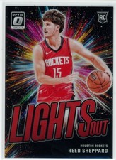 2024-25 Panini Donruss Optic Reed Sheppard Lights Out Red RC /99