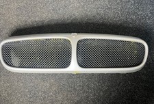 JAGUAR XJ (X350) XJR FRONTGRILL MIT GITTEREINS&Auml;TZEN LACK SILBER