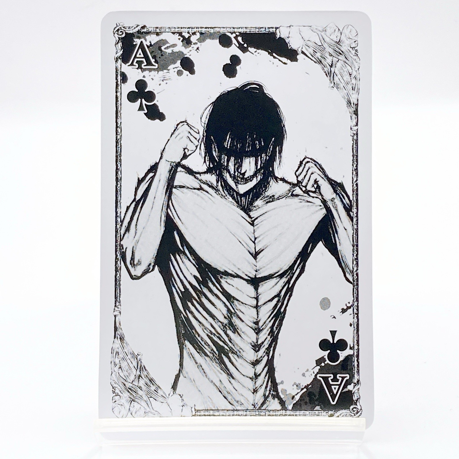 Attack on Titan Eren Yeager Playing Card Art The Exhibition Club Ace Japan Jump