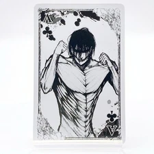 Attack on Titan Eren Yeager Playing Card Art The Exhibition Club Ace Japan Jump