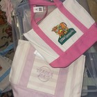 Stew Leonard’s & Trader Joe’s Embroidered Canvas Mini Tote Bags  Pink (2) — photo 2
