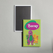 Mini póster de programa de televisión Barney & Friends imán de armario de nevera