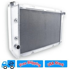 3 Rows Radiator Aluminum For Lincoln Continental 7.5l Engine 460ci V8 1970 1971