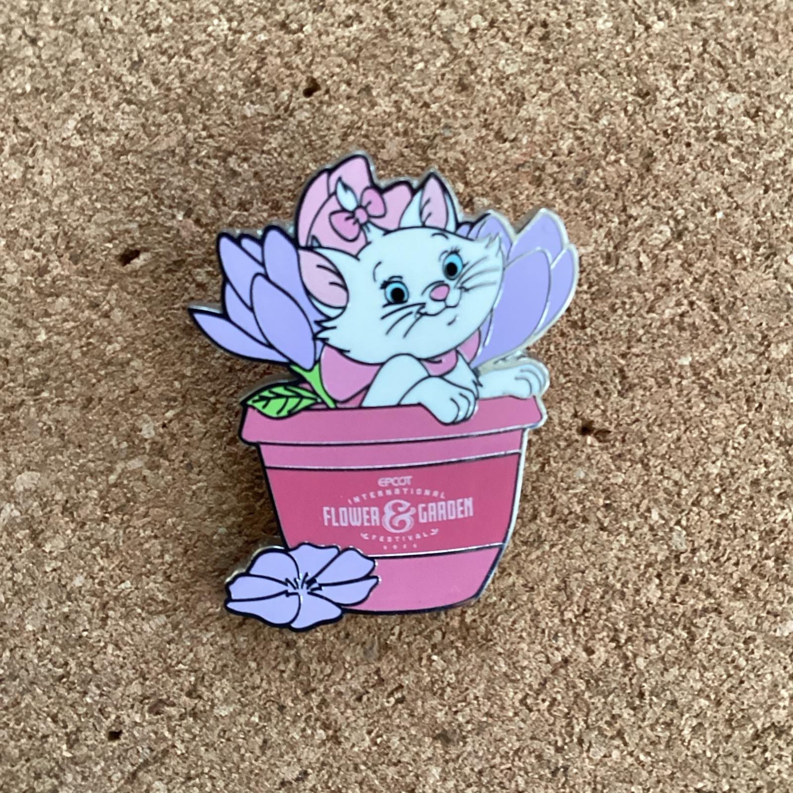 WDW Marie Epcot Flower And Garden 2024 Mystery Aristocats Disney Pin F0