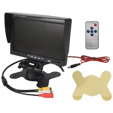 12V-24V 7 Inch TFT LCD Color  Monitor for Car Truck CCTV Reverse Rear View6402