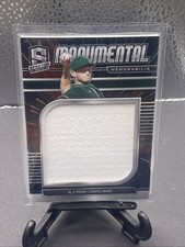 2021 Spectra AJ Puk Monumental Memorabilia Jumbo Jersey Prizm #52/75