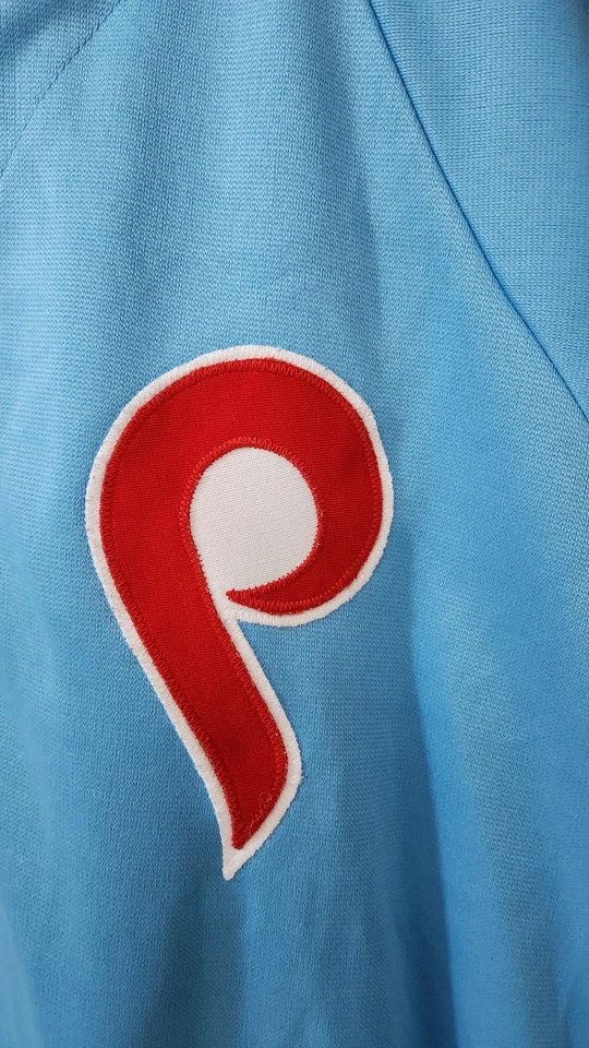 Бейсбольная футболка Philadelphia Phillies Baby Blue Steve Carlton No32 - Изображение 4 из 4