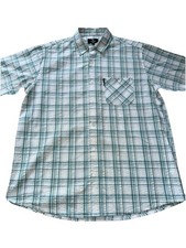 Guinness Men's Short Sleeve Check Shirt Size L Short Sleeve