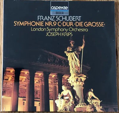 Schubert Symphonie Nr. 9 C-Dur >Die Grosse Decca Vinyl LP