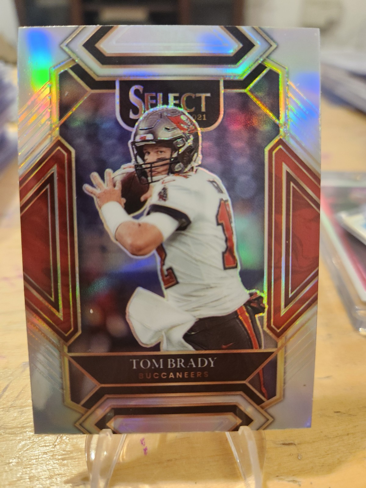 2021 Panini Select - Club Level Tom Brady #201 SILVER PRIZM REFRACTOR