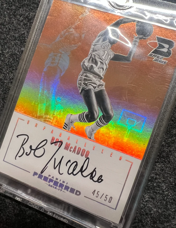 2016-17 Panini Preferred Unparalleled /50 Bob McAdoo #210 Auto HOF - Image 2 of 3