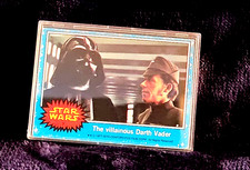 1977 Topps Star Wars #7 Darth Vader Card Near Mint Vintage 1977