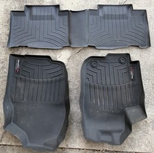 Weathertech Floor Liner Mats 2013-2018 Toyota Rav4 - 1st 2nd Row Black Used Weathertech Floor Liner Mats 2013-2018 Toyota Rav4 - 1st 2nd Row Black Used