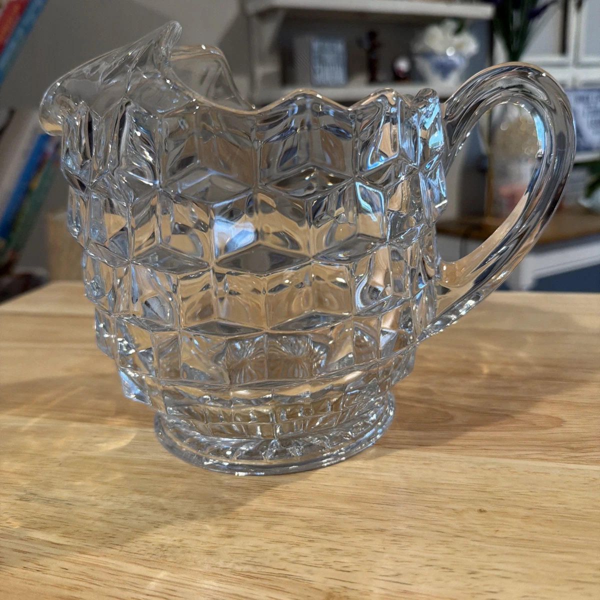 Fostoria American Glass Pitcher for sale | eBay