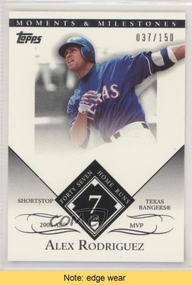 2007 Moments & Milestones Alex Rodriguez (2003 AL MVP 47 Home Runs) READ e6q