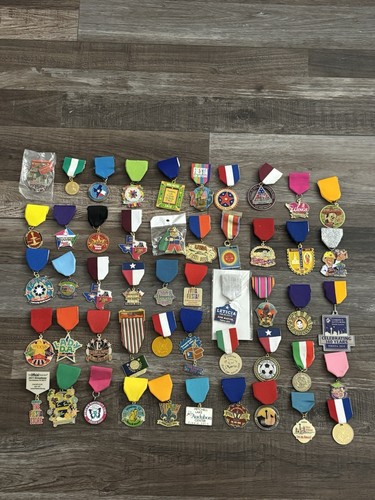 San Antonio Fiesta Medals Mixed Lot Of 50