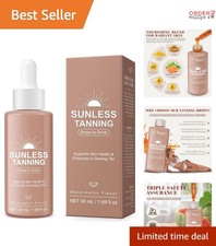 Tanning Drops Drinkable Natural Sunless Tanning for Face Body All Skin Types