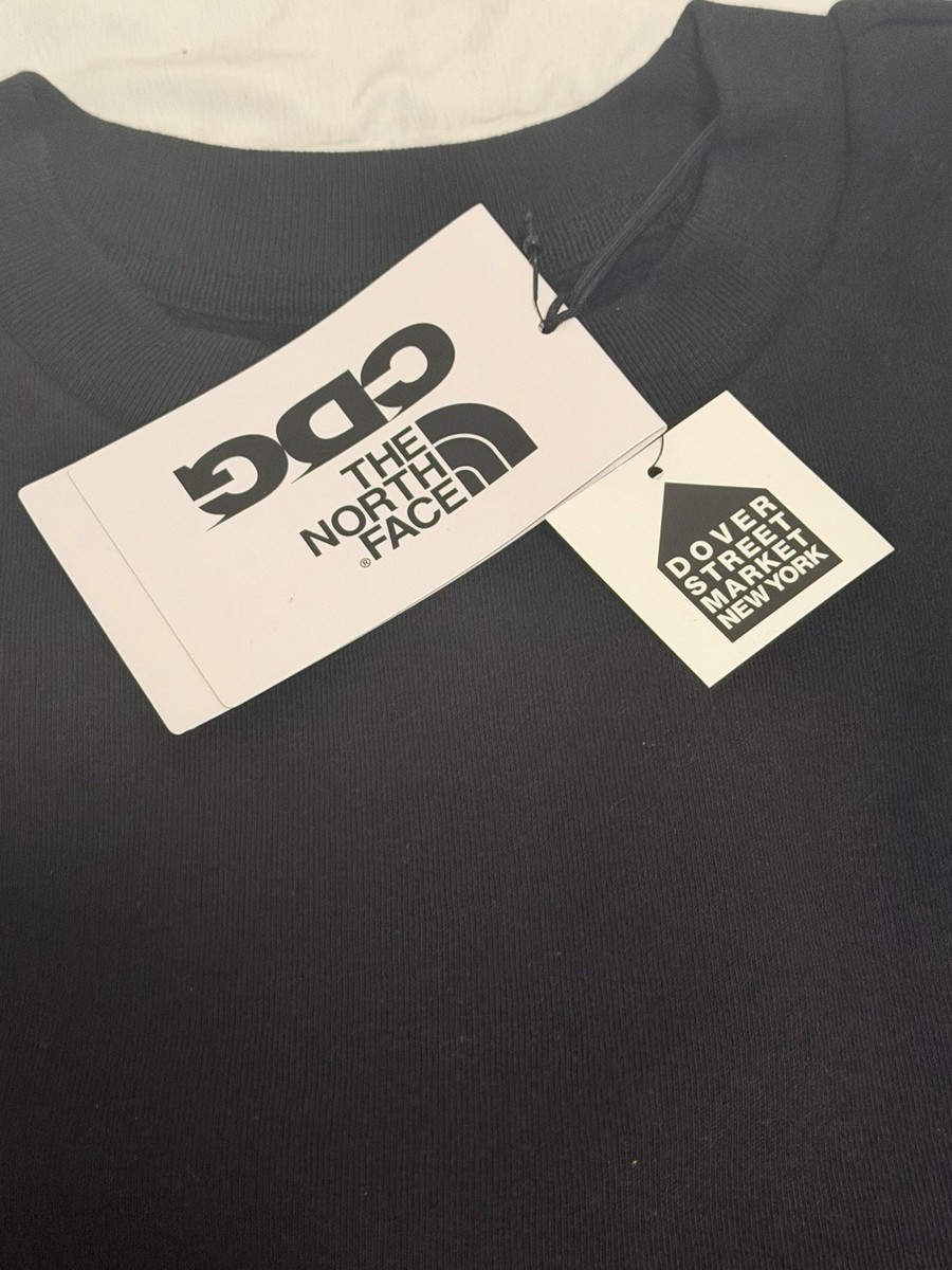 CDG x The North Face Crewneck Sweatshirt – Black – Brand New