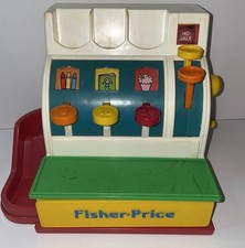 Fisher Price Cash Register Toy Vintage