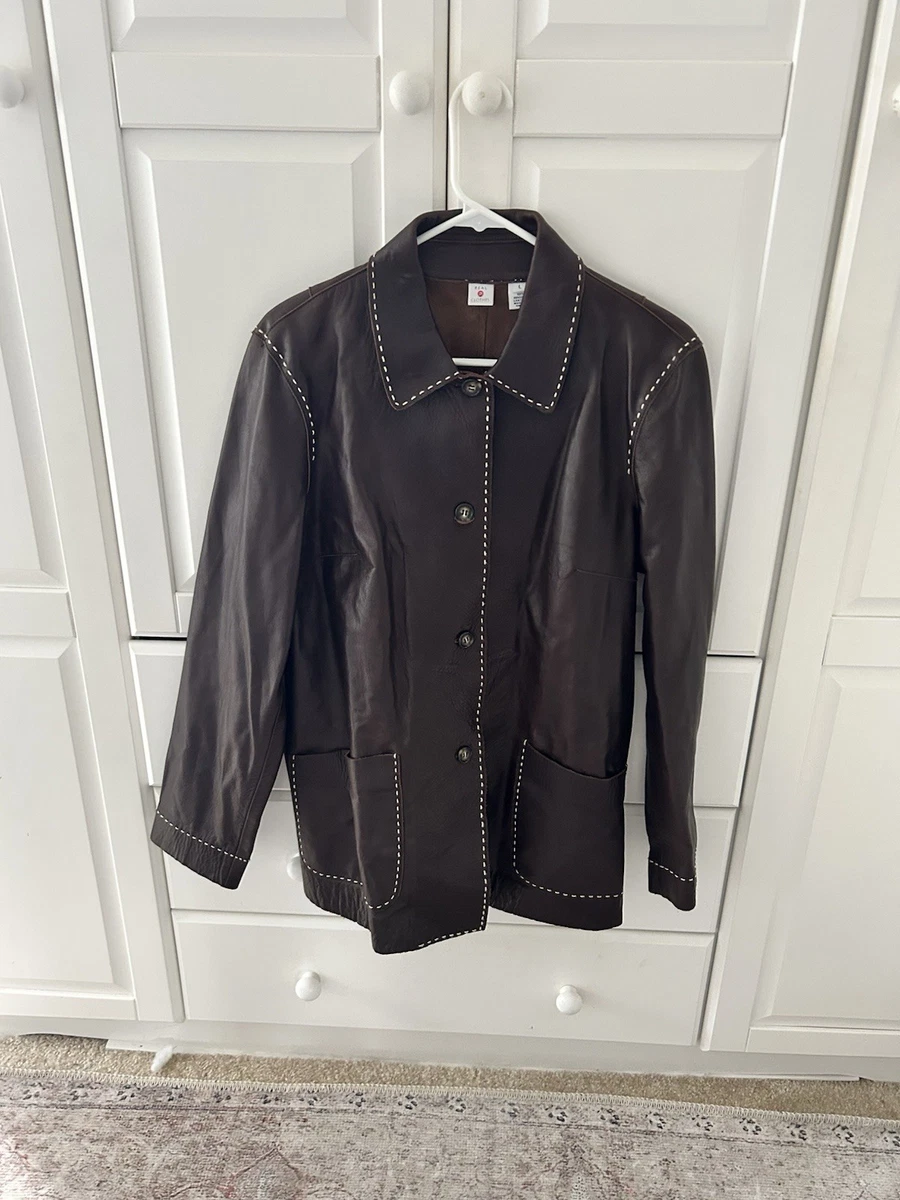 saks fifth avenue leather jacket products for sale | eBay