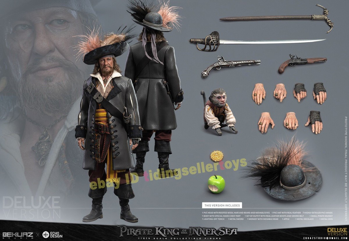 EKUAZ STUDIO Hector Barbossa The king of Caspian Sea 1/6 Figures