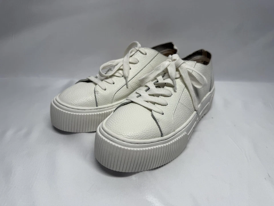 Zapatillas Crown Vintage Estilo Talla 9 Medianas Mujer Blancas Zapatos Foto 2 de 4