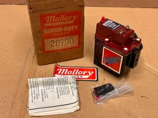 Vintage Mallory Super Mag Magneto Ignition Transformer Coil NOS! 28900