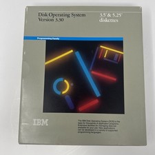 IBM Disk Operating System 3.30 W/ Disks - 3.5" and 5.25" Diskettes