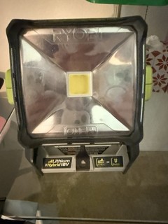 RYOBI ONE 18V Battery Hybrid LED Worklight P721 Green/Black/Gray