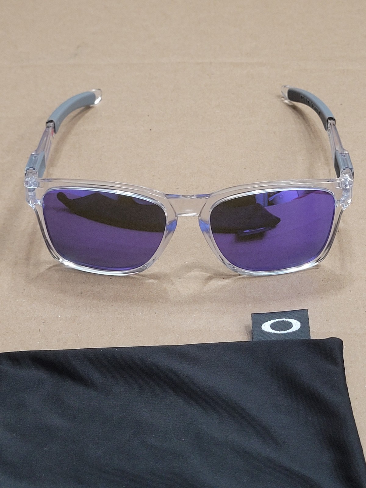 AUTHENTIC OAKLEY CATALYST CLEAR WITH VIOLET IRIDI… - image 1