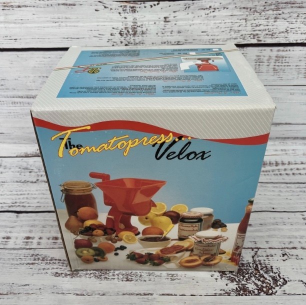 Tomato Press RIGAMONTI PASSATUTTO VELOX Made in Italy Vintage Red