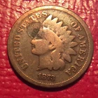 1873 INDIAN HEAD CENT     FREE SHIPPING  I-485 OPEN 3