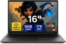 Difinity Gaming Notebook 16 Zoll | Ryzen 9 6900HX | 16GB RAM | 1TB SSD …
