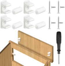 False Cabinet Front Clip False Drawer Front Clips Sink Tip Out Snap with Screws