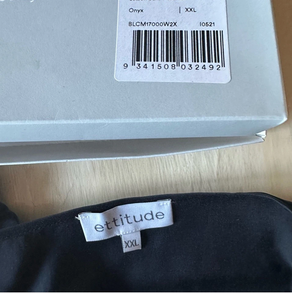 Cami Lyocell de bambú Ettitude XXL NUEVO EN CAJA ónix Foto 3 de 4