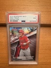 Mike Trout Card 2016 Bowman's Best #1 PSA 9 REFRACTOR