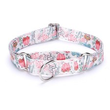haoyueer Martingale Dog Collars - Flower Multicolor Cute Patterns, Adjustable...