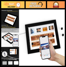 Ultra-Thin Magnetic Slide Viewer 8"x6" with 10-Level Brightness  5600K Light