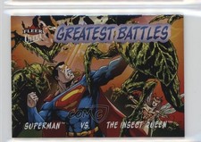 2025 Fleer Ultra Superman Greatest Battles Superman vs Insect Queen #GB-22 0nr3