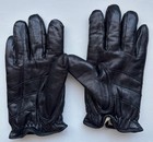 VTG EDDIE BAUER Black Leather Men’s Sz XL Gloves Fleece Lined Adjustable Strap  — photo 3