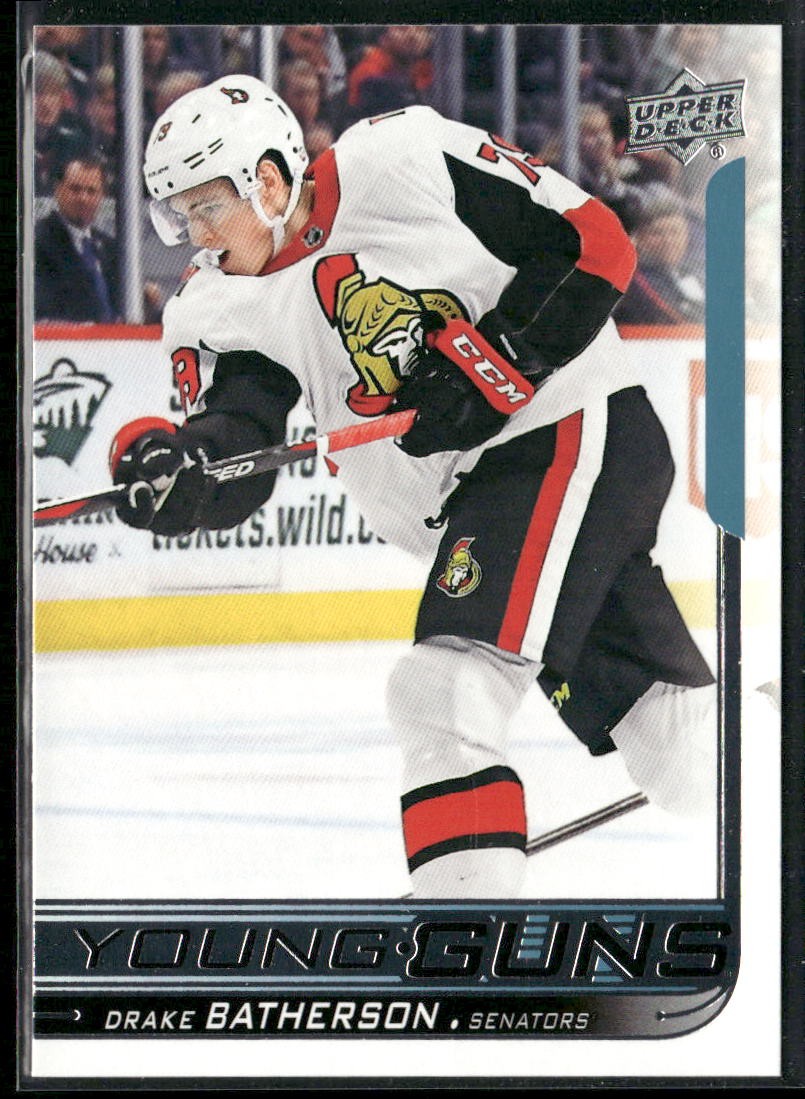 2018-19 Upper Deck #484 Drake Batherson Young Guns