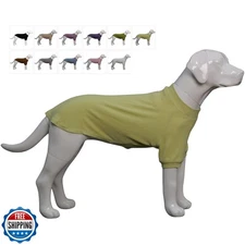 Lovelonglong Ribbed Dog T-Shirt Cotton Knitted Dog Sweaters for All Season Pe