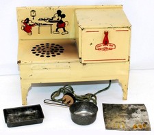 DISNEY 1930s EMPIRE ELECTRICAL "MICKEY MOUSE STOVE" HAND PAINTED GRAPHICS-WORKS 