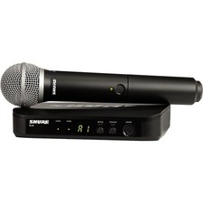 Shure BLX24 Handheld Wireless System With PG58 Capsule Band H9