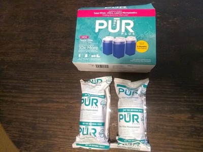 (2) PUR Plus RF-9999 Faucet Water Replacement Filters - New