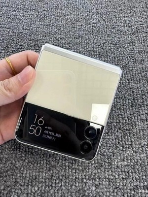 FULL Unlocked Samsung Galaxy Z Flip3 5G SM-F711B 128G Smartphone OPEN BOX CREAM